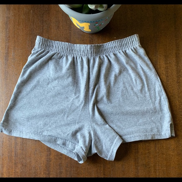 Jerzees Grey Booty Shorts - Picture 4 of 5